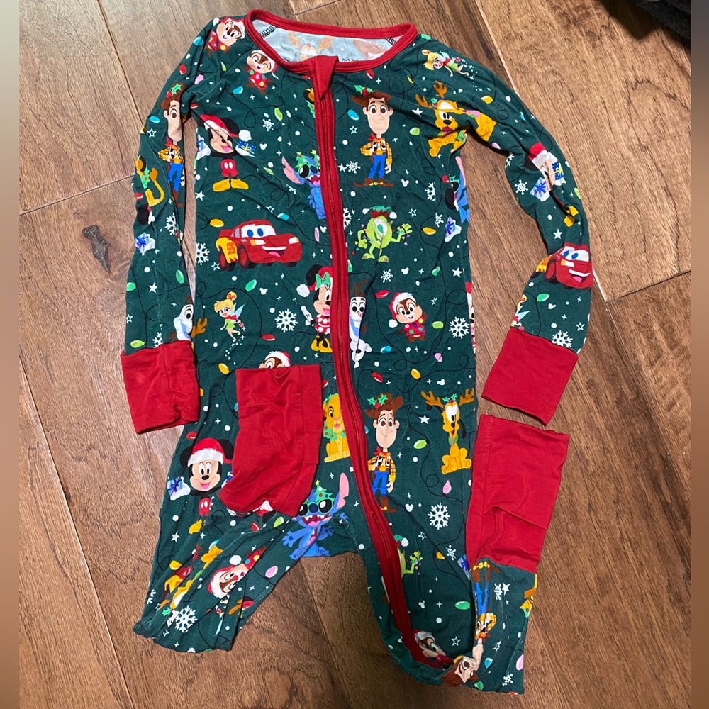 3T Little Sleepies Disney Christmas Zippy